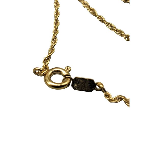 14kgp Crystal Double Locket Pendant Necklace Floral Vase Design Gold Plated 18" - Picture 12 of 12